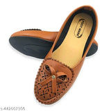 Stylish brown Mojri slip-ons with decorative stitching, featuring a bow at one side