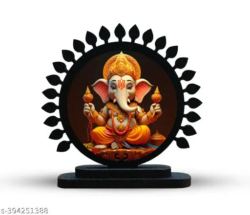 Indian religious car dashboard idol decorative showpiece, intricate art for auto spiritual decor