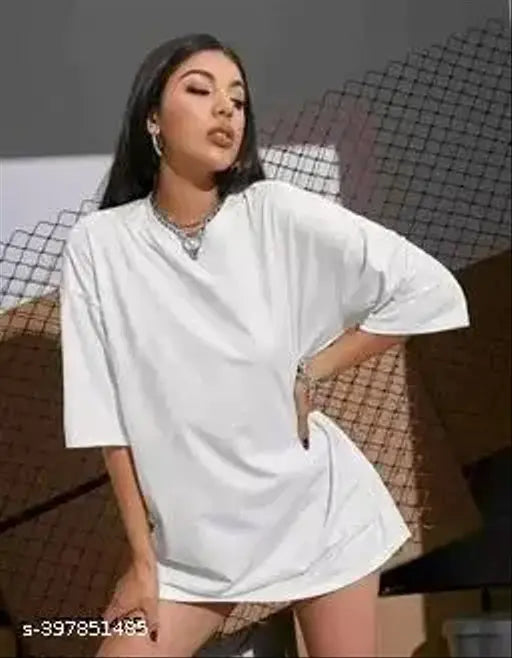 Plain Oversize T-shirt White