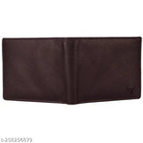 Genuine leather RFID protected men's wallet, textured 2-compartment design, free size (11cm x 9cm), essential accessory for modern men