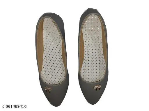 Synthetic bellies with Cross design - Casual & Fancy women's ballerinas, stylish footwear in various sizes