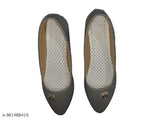 Synthetic bellies with Cross design - Casual & Fancy women's ballerinas, stylish footwear in various sizes