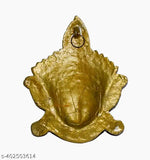 Metal Kali Maa mask, multi-faced wall hanging with a height of 6 inches, Indian handcrafted divine decorative showpiece