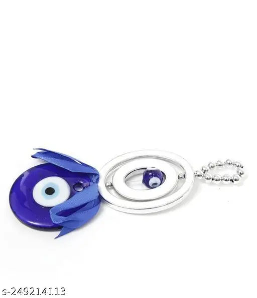 Nazar talisman necklace with blue amethyst bead evil eye protection feng shui charm