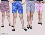 Cotton hosiery shorts, three pieces