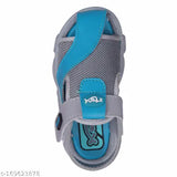Aquatango fashionable boys' sandal with blue straps and gray footbed