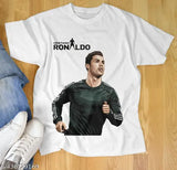 Cristiano Ronaldo printed polycotton men's t-shirt, round neck, half sleeves - trendy, stylish, comfortable, India
