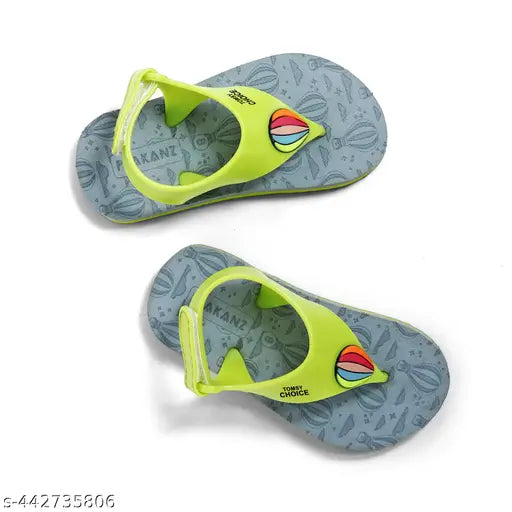 Embellished net EVA slippers for kids (12-18 months to 3.5-4 years), comfortable footwear by TOMSY CHOICE