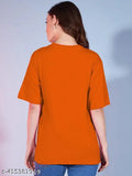 Trendy Fancy Fabulous Women Oversized Tshirt For Women And Girls (Pack of 2)