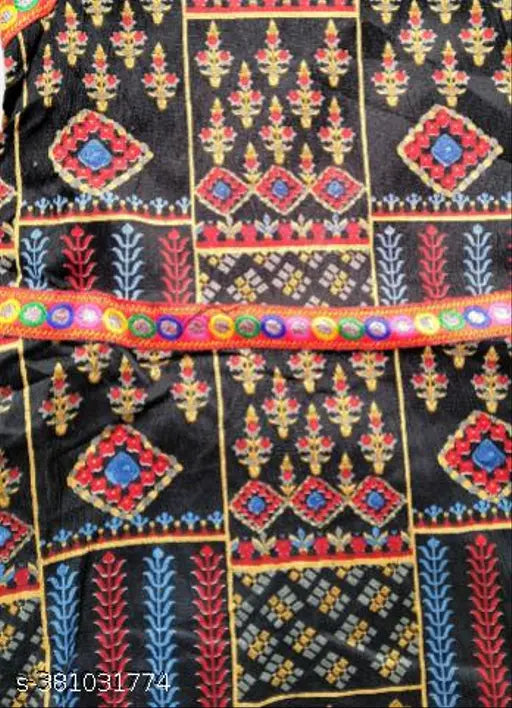 Traditional cotton blend kurta set (kurta, dhoti pant, shrug) for summer festivals and parties, A-line with three-quarter sleeves, size 6-10 years