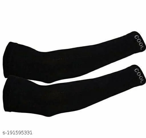 Woolen winter cap with neck warmer & cotton sleeves (India) - Warm 3-in-1 hat scarf & gloves set