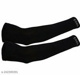Woolen winter cap with neck warmer & cotton sleeves (India) - Warm 3-in-1 hat scarf & gloves set