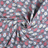 Glace Cotton floral double bedsheet (72x78 inches with 6-inch mattress), ideal for summer, includes 2 pillow covers, machine washable, made in India