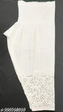 Lukhnavi chikankari cotton salwar mirror set for women, intricate embroidery on solid fabric