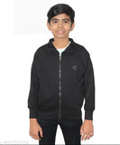 Black, zip closure, hoodie coat