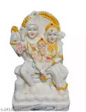 Resin Shiva Parivar Statue with Ganeshji, decorative home temple idol from SCULPTO MANIA India