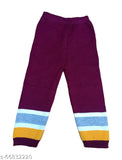 Purple striped woolen winter sweater set for boys and girls, 6-12 months size, India origin