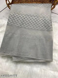 Embroidered organza net saree in free size, 5.2m long with running blouse, Indian-origin fashion