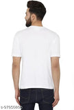 White polyester half-sleeve round neck Navratri t-shirt, printed design for men, women, and unisex