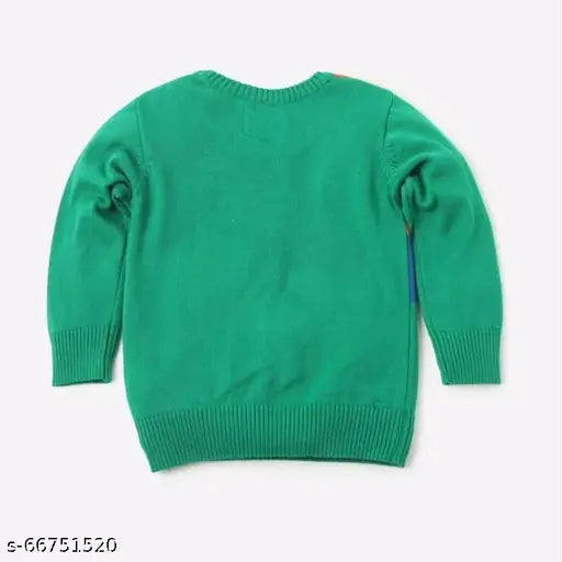 Acrylic long sleeve printed net cool sweater for baby, 12-18 Months, India origin