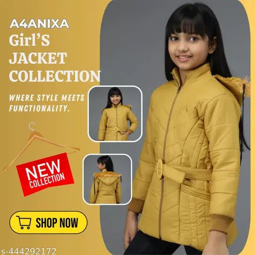 Soft yellow fleece baby jacket, style closure