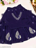 Embroidered Georgette Lehenga Choli for girls, 2-3 Years - Indian ethnic wear for parties and special occasions