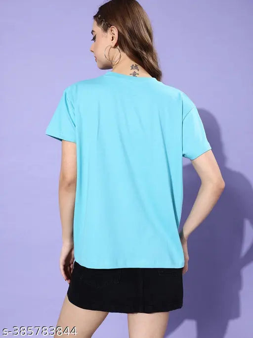 Dillinger Blue Regular Fit Boxy Tshirt