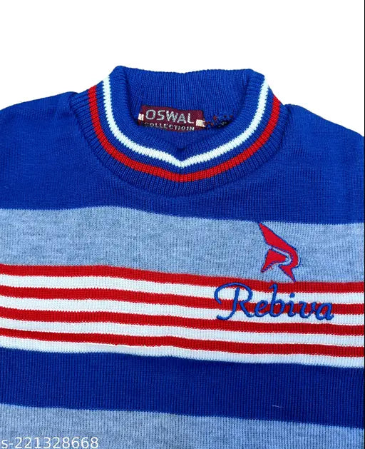 Woolen colorblocked sweater pyjama set for baby girls & boys, perfect winter clothes for 9-18 months to 5 years old, made in India