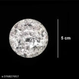 Crystal clear glass indoor water fountain ball (2 inches), ideal for home decoration