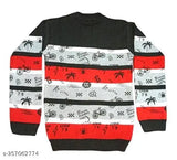 Colorblocked wool sweater for kids (5-11 years), featuring full sleeves