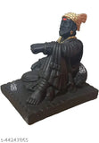 Poly Resin automobile showpiece: Beautifully designed Sai Amrut Shivaji Maharaj murti for car dashboard, inspiring statue from India