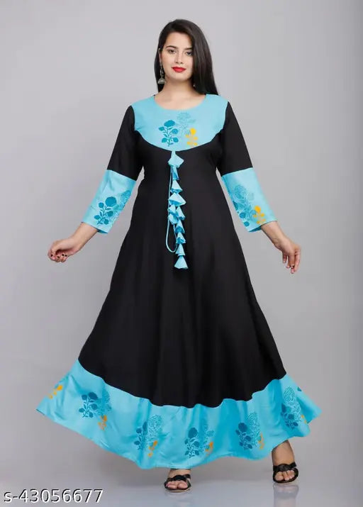 Black traditional kameez with lace embroidery