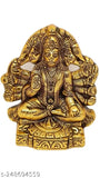 Brass Panchamukhi Hanuman Ji idol, Indian deity figurine for home office, size 10x6 cm