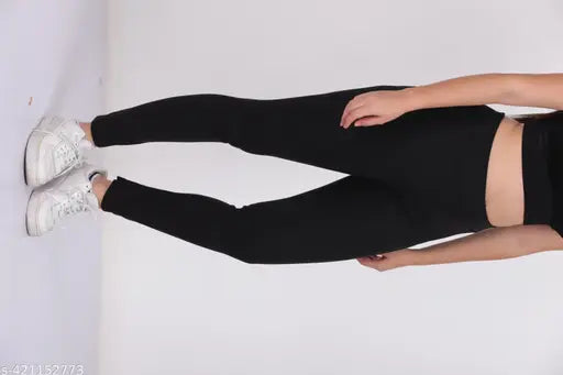 Cotton blend women's jeggings combo pack of 3 - solid, stylish fitness essentials from India