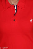 Short sleeve embroidered net cotton T-shirt for ladies, trendy top from India
