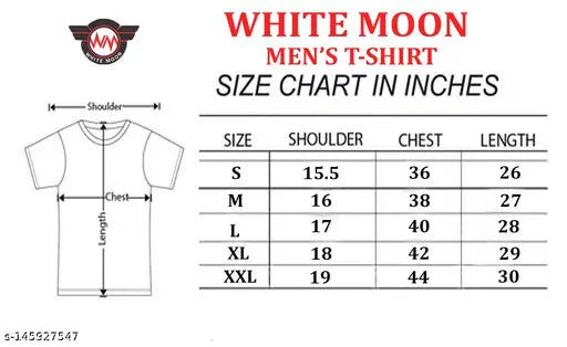 White Moon men's cotton polo neck half sleeve T-shirts (pack of 3), solid color, short sleeves, for sports, gym, running, casual wear, yoga, India origin