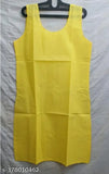 Fancy yellow Luckhnowi women's long kurta with intricate embroidery and inner lining, sharara mirror work