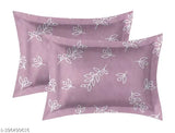 Glace cotton, floral-patterned double bed fitted sheets with pillow covers (72x78 inches & 18x28 inches), ideal for adults. Luxurious and cozy, elasticized to fit mattresses up to 8 inches deep. Made in India