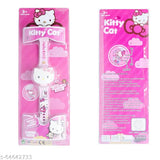3D Hello Kitty Face Based Toy Design Digital Glowing Watch with Disco Music and Blinking Lights for Kids | for Boys Girls- Good Birthday Return Gift