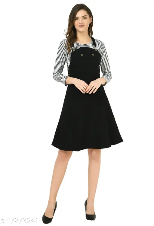 Lycra long sleeve dungaree jumpsuit, Pretty Fashionable by Shiva Trends - Women's size S & M