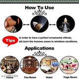 Ketali-style smoke fountain and cup, combo pack, with incense holder and 30 units of backflow incense cones