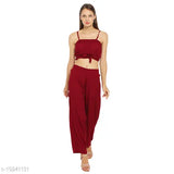 Stylemyth women's rayon solid jumpsuit, Indian-made fashion piece in solid color