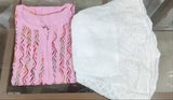 Embroidered cotton kurta set, includes kurta and sharara, designed for women's fashion