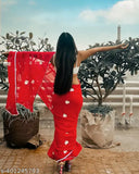 Georgette saree with trendy embroidery design, rich colors and fine print, available for purchase online