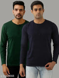 Long-sleeve solid cotton MENS FASHION HENLEY in sizes M, L, XXL from India