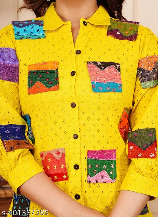 Women's/Girls printed cotton nightsuits set with three-quarter sleeves, Indian partywear for sleep and play