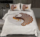 Jaipuri cotton printed double bed sheets combo pack with 4 pillow covers, vibrant Indian design for queen size beds