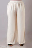 Rayon embroidered kurta & palazzo set, floral motifs, India-origin, three-quarter sleeves, single solid side palazzo