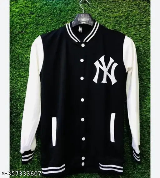 Fleece unisex winter warm jacket, solid color, perfect for cold weather