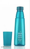 Multicolor KIP SIP 1000ml Pet Water Bottle Set of 4, toxin-free, travel-friendly, and quote-embossed water spray bottles